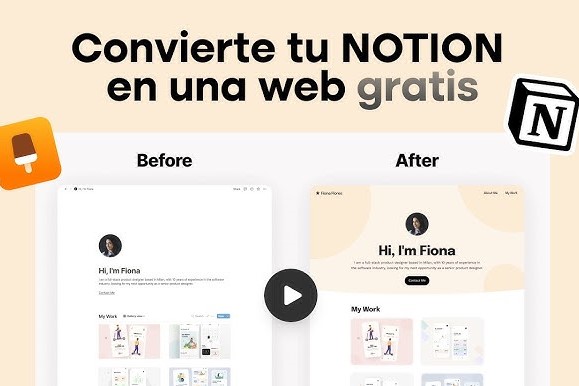 Sitio web Notion