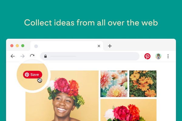 Sitio web Pinterest