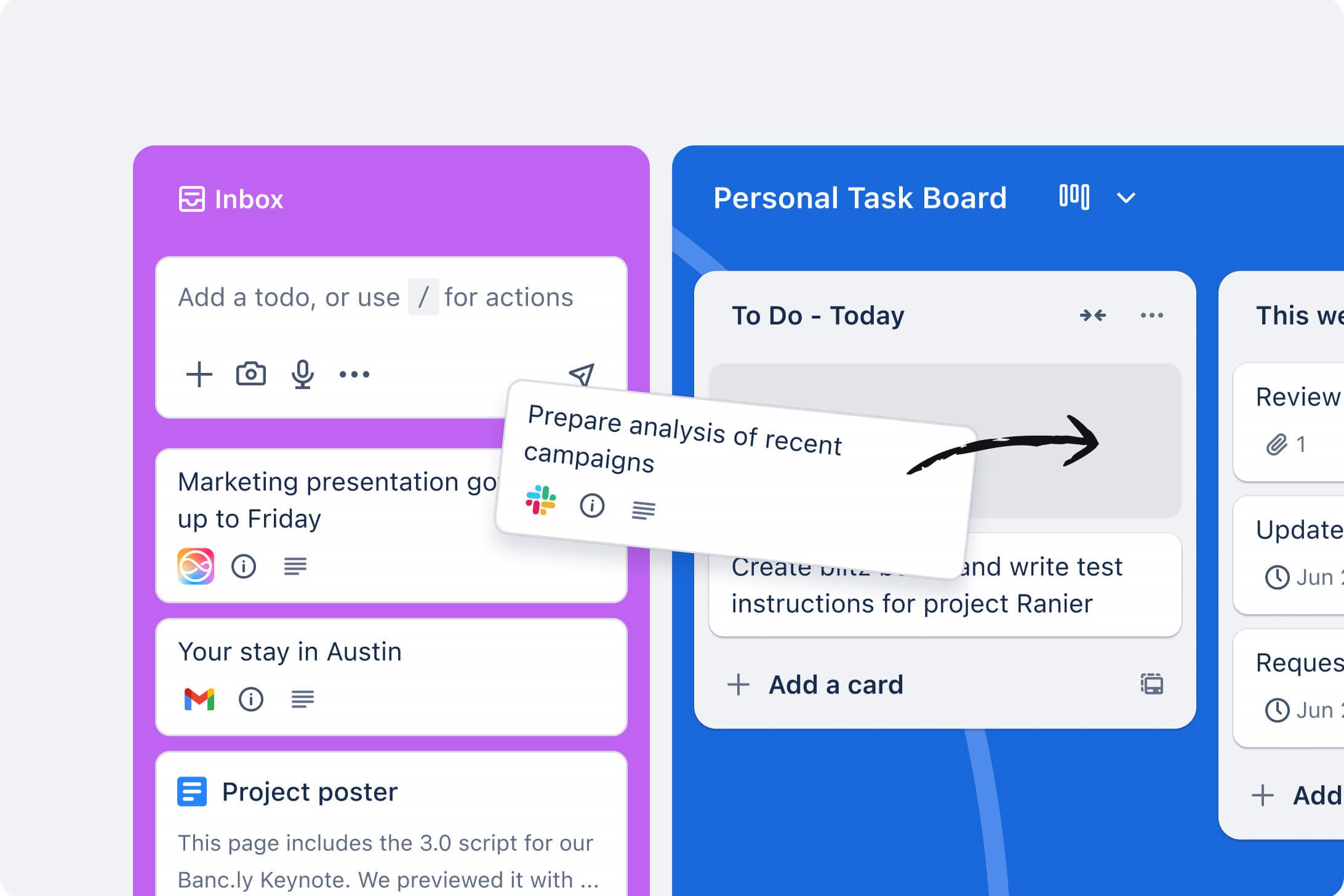 Sitio web Trello